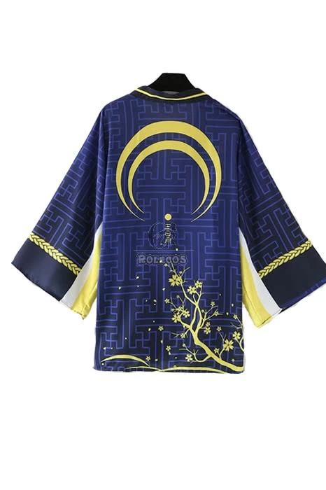 Katsugeki Touken Ranbu Mikazuki Munechika Cosplay Costume 2 Katsugeki Touken Ranbu Mikazuki Munechika Cosplay Costume - Image 2