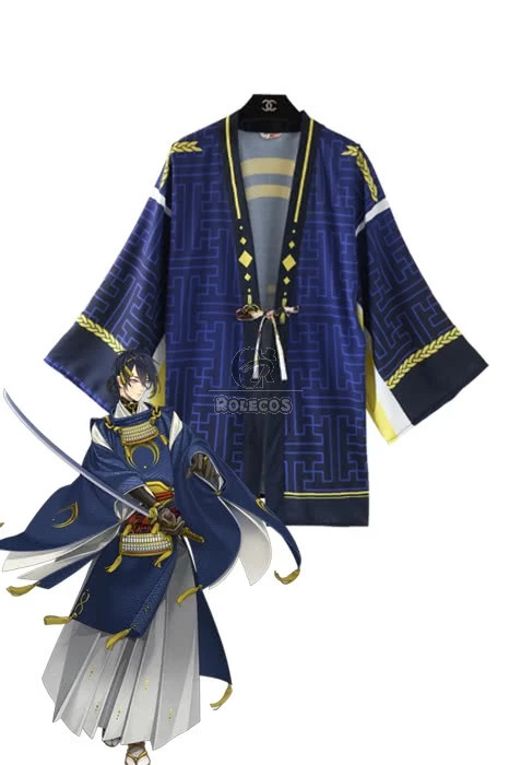 Katsugeki Touken Ranbu Mikazuki Munechika Cosplay Costume 1 Katsugeki Touken Ranbu Mikazuki Munechika Cosplay Costume