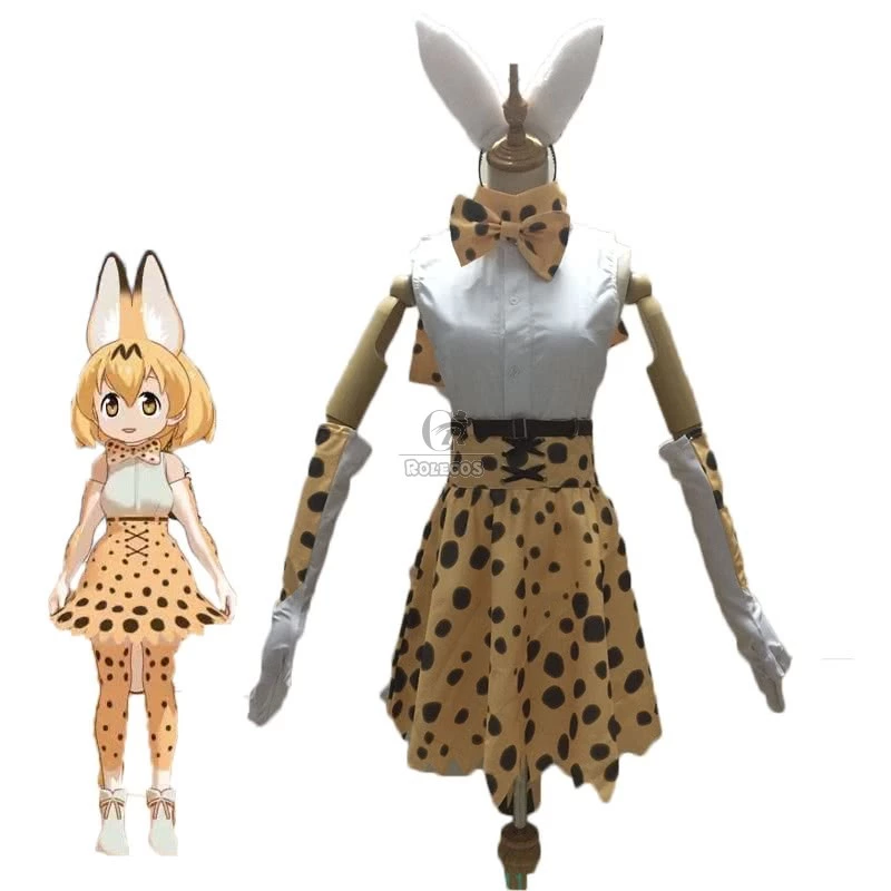Kemono Friends Project Leptailurus serval Cosplay Costume 1 Kemono Friends Project Leptailurus serval Cosplay Costume