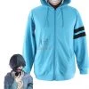 Tokyo Ghoul Kaneki Ken Blue Coat Cosplay Costume