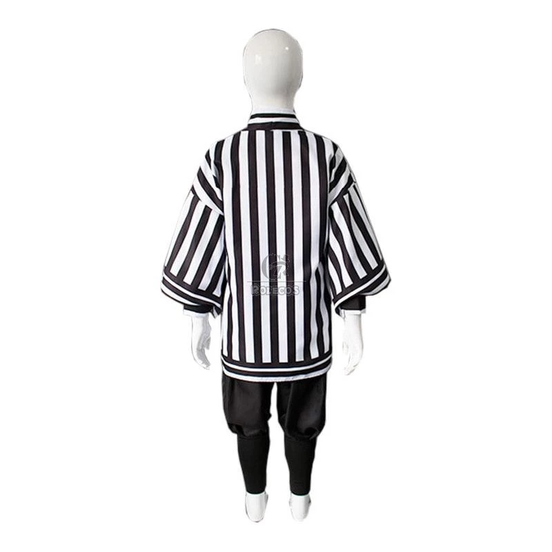 Kid Demon Slayer Iguro Obanai Uniform Cosplay Costume - Image 3