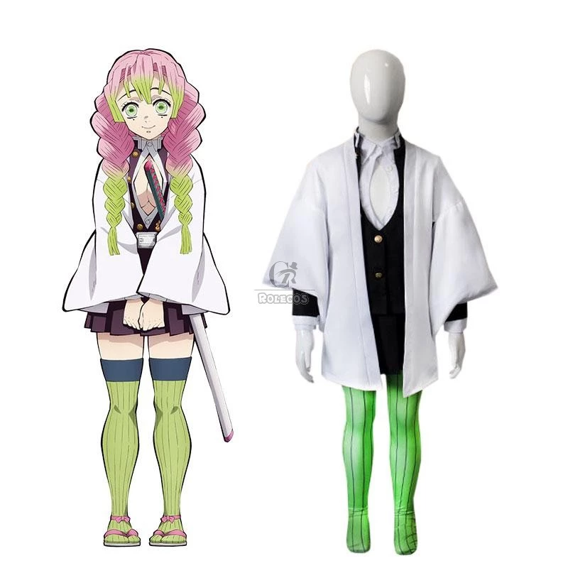 Kid Demon Slayer Kanroji Mitsuri Uniform Cosplay Costume