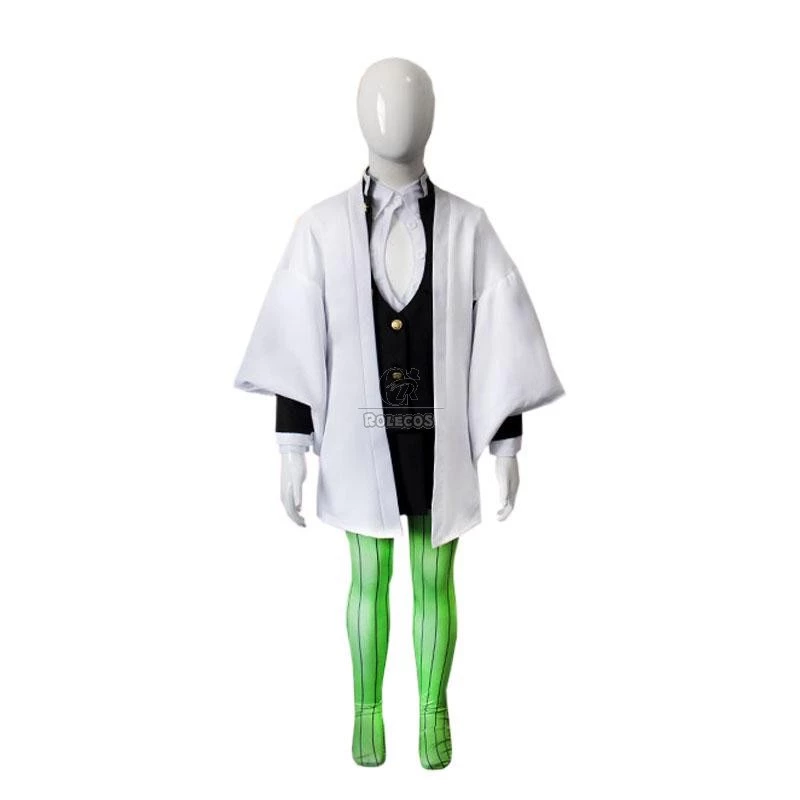 Kid Demon Slayer Kanroji Mitsuri Uniform Cosplay Costume - Image 2