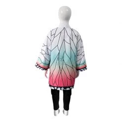 Kid Demon Slayer Kochou Shinobu kimono Cosplay Costume -Anime Costumes store online kid demon slayer kochou shinobu kimono cosplay costume 4