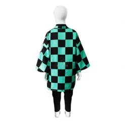 Kid Demon Slayer Tanjirou Kamado kimono Cosplay Costume -Anime Costumes store online kid demon slayer tanjirou kamado kimono cosplay costume 7