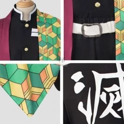 Kid Demon Slayer Tomioka Giyuu Kimono Cosplay Costume -Anime Costumes store online kid demon slayer tomioka giyuu kimono cosplay costume 5