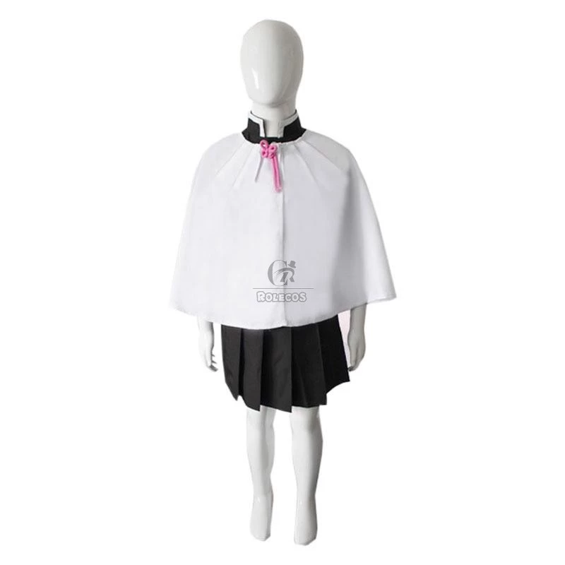 Kid Demon Slayer Tsuyuri Kanao Uniform Cosplay Costume - Image 2