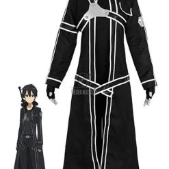 Sword Art Online Kirito Black Suit Cosplay Costumes For Men
