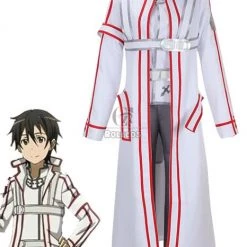 Sword Art Online Kirito Knights of the Blood White Cosplay Costume
