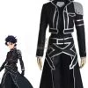 Sword Art Online Kirito Cool Outfits Black Cosplay Costume