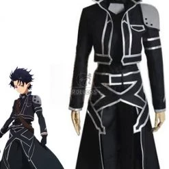 Sword Art Online Kirito Cool Outfits Black Cosplay Costume