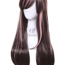 65cm Long Kizuna AI Cosplay Wigs Black and Pink Woman Wigs -Anime Costumes store online kizuna ai 3