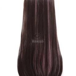 65cm Long Kizuna AI Cosplay Wigs Black and Pink Woman Wigs -Anime Costumes store online kizuna ai 5