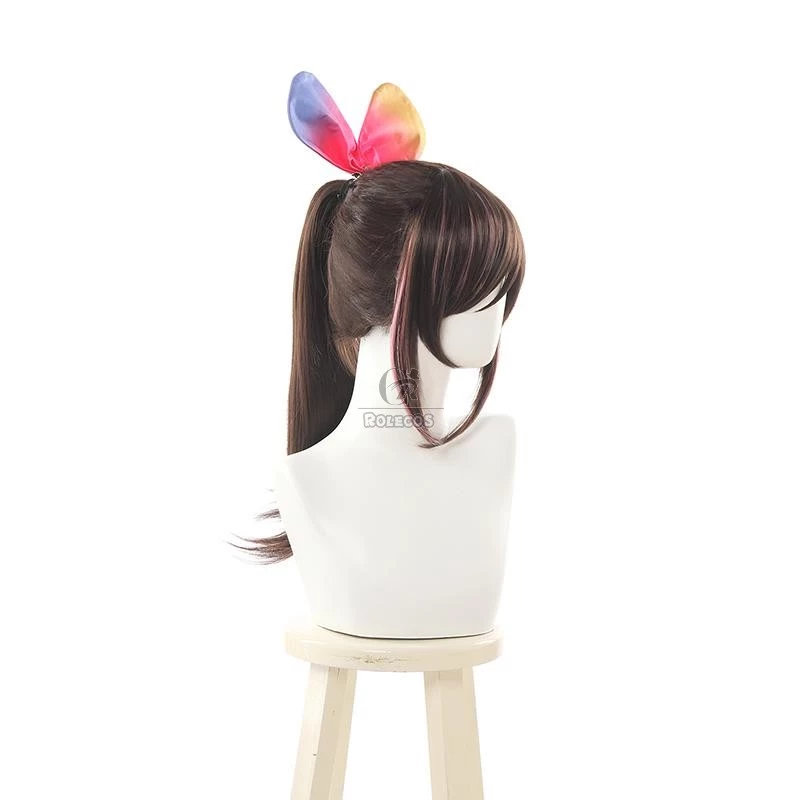 Kizuna AI Cosplay Wigs Brown Mixed Pink Cosplay Wigs 3 Kizuna AI Cosplay Wigs Brown Mixed Pink Cosplay Wigs - Image 3