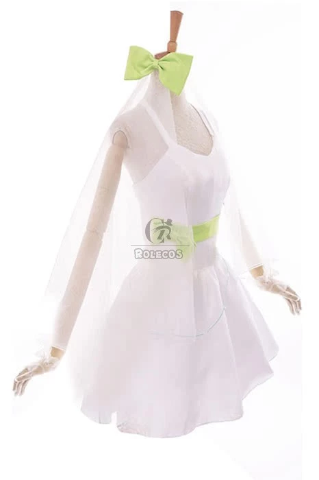 Love Live! Kotori Minami Anime Cosplay Costumes White Little Formal Dress Bridesmaid Dresses 2 Love Live! Kotori Minami Anime Cosplay Costumes White Little Formal Dress Bridesmaid Dresses - Image 2