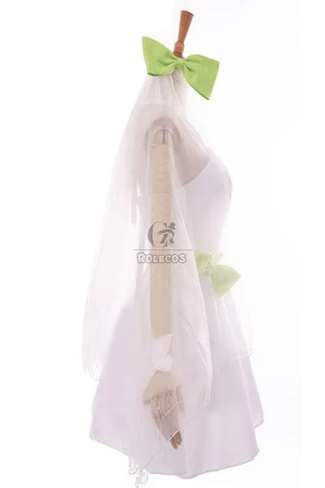 Love Live! Kotori Minami Anime Cosplay Costumes White Little Formal Dress Bridesmaid Dresses 3 Love Live! Kotori Minami Anime Cosplay Costumes White Little Formal Dress Bridesmaid Dresses - Image 3