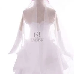 Love Live! Nozomi Tojo Anime Cosplay Costumes White Little Formal Dress Bridesmaid Dresses -Anime Costumes store online kob109 4