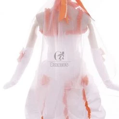 Love Live! Hanayo Koizumi Anime Cosplay Costumes White Little Formal Dress Bridesmaid Dresses -Anime Costumes store online kob124 4