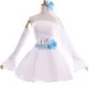 Love Live! Umi Sonoda Anime Cosplay Costumes White Little Formal Dress Bridesmaid Dresses