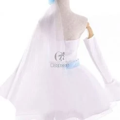 Love Live! Umi Sonoda Anime Cosplay Costumes White Little Formal Dress Bridesmaid Dresses -Anime Costumes store online kob127 2