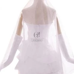 Love Live! Honoka Kōsaka Anime Cosplay Costumes White Little Formal Dress Bridesmaid Dresses -Anime Costumes store online kob128 2