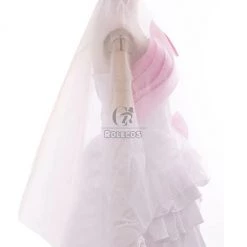 Love Live! Honoka Kōsaka Anime Cosplay Costumes White Little Formal Dress Bridesmaid Dresses -Anime Costumes store online kob128 4