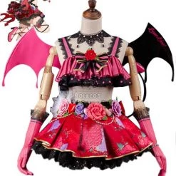 Love Live! Little Devil Costumes Rin Hoshizora Anime Cosplay Costumes 9 Love Live! Little Devil Costumes Rin Hoshizora Anime Cosplay Costumes -Anime Costumes store online kob227 1