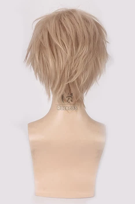 Kiss Him, Not Me Hayato Shinomiya Synthetic Cosplay Wigs Men Short Flaxen Hair Wigs 3 Kiss Him, Not Me Hayato Shinomiya Synthetic Cosplay Wigs Men Short Flaxen Hair Wigs - Image 3