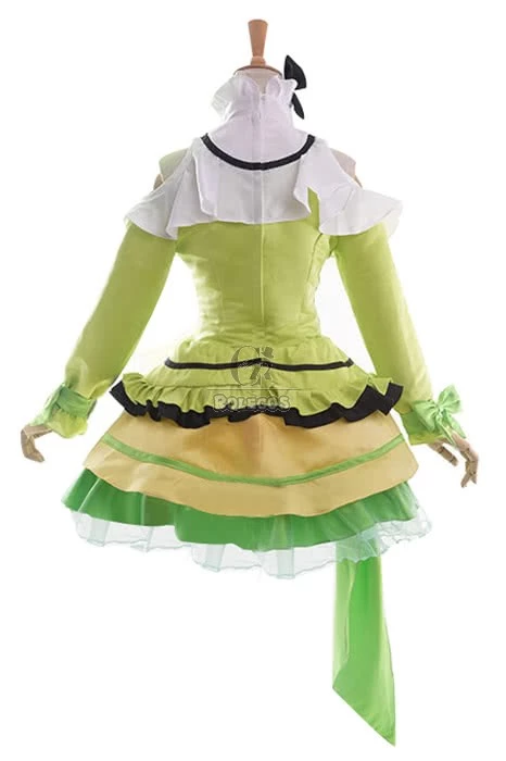 Love Live! Kira-Kira Sensation Rin Hoshizora Anime Cosplay Costumes Stage Dresses 5 Love Live! Kira-Kira Sensation Rin Hoshizora Anime Cosplay Costumes Stage Dresses - Image 5