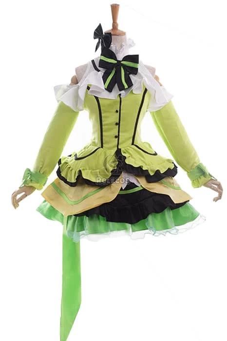 Love Live! Kira-Kira Sensation Rin Hoshizora Anime Cosplay Costumes Stage Dresses 2 Love Live! Kira-Kira Sensation Rin Hoshizora Anime Cosplay Costumes Stage Dresses - Image 2