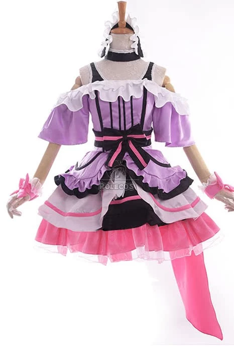 Love Live! Kira-Kira Sensation Nozomi Tojo Anime Cosplay Costumes Stage Dresses 2 Love Live! Kira-Kira Sensation Nozomi Tojo Anime Cosplay Costumes Stage Dresses - Image 2