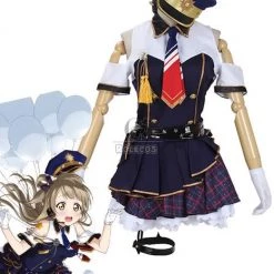 Love Live! Kotori Minami Cosplay Costume Blue Policewoman