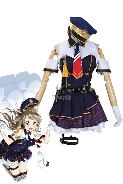 Love Live! Kotori Minami Cosplay Costume Blue Policewoman 1 Love Live! Kotori Minami Cosplay Costume Blue Policewoman
