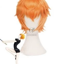 Land of the Lustrous Houseki no Kuni Zircon Short Orange Cosplay Wigs