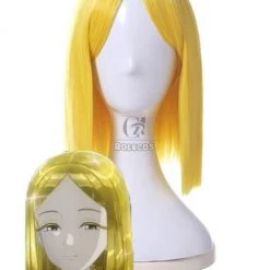 Anime Costumes store online 33 Land of the Lustrous Houseki no Kuni Yellow Diamond Short Yellow Synthetic Cosplay Wigs
