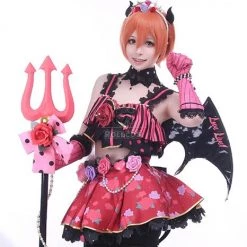 Love Live! Little Devil Costumes Rin Hoshizora Anime Cosplay Costumes 8 Love Live! Little Devil Costumes Rin Hoshizora Anime Cosplay Costumes -Anime Costumes store online little devil 6