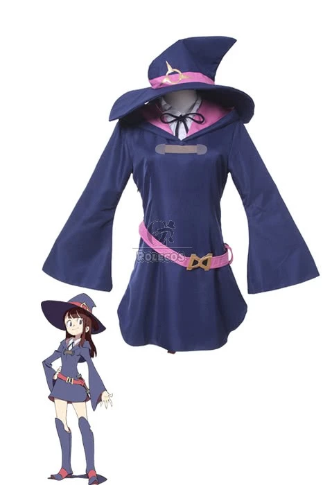 Little Witch Academia Atsuko Kagari Cosplay Costume 1 Little Witch Academia Atsuko Kagari Cosplay Costume