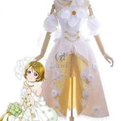 Love Live Koizumi Hanayo Wedding Dress Cosplay Costume