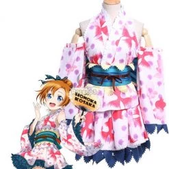 Love Live! Honoka Kousaka Kimono Cosplay Costume