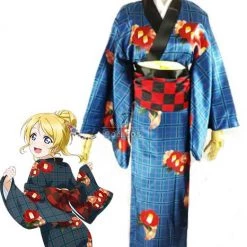 Love Live! Kimono Ayase Eli Shichi Fukujin Cosplay Costume