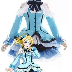 Love Live! Kira-Kira Sensation Eli Ayase Anime Cosplay Costumes Stage Dresses