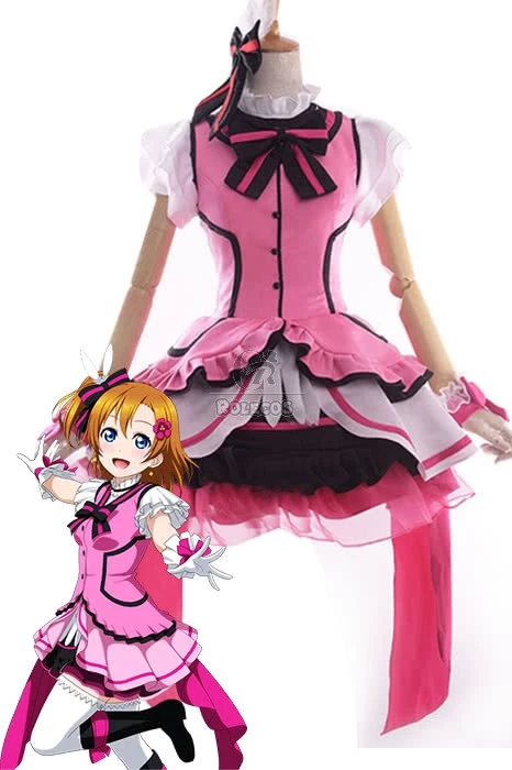 Love Live! Kira-Kira Sensation Honoka Kōsaka Anime Cosplay Costumes Stage Dresses 1 Love Live! Kira-Kira Sensation Honoka Kōsaka Anime Cosplay Costumes Stage Dresses
