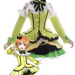 Love Live! Kira-Kira Sensation Rin Hoshizora Anime Cosplay Costumes Stage Dresses