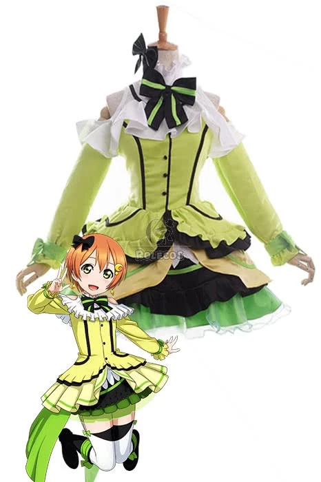 Love Live! Kira-Kira Sensation Rin Hoshizora Anime Cosplay Costumes Stage Dresses 1 Love Live! Kira-Kira Sensation Rin Hoshizora Anime Cosplay Costumes Stage Dresses