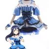 Love Live! Kira-Kira Sensation Umi Sonoda Anime Cosplay Costumes Stage Dresses