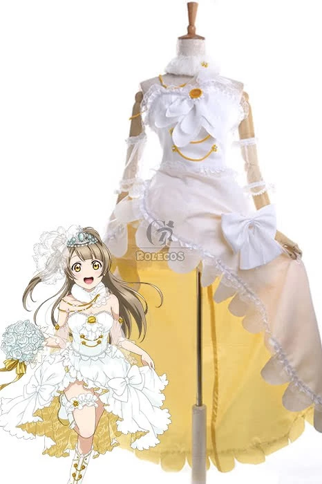 Love Live! Kotori Minami Anime Cosplay Costumes Wedding Dresses 1 Love Live! Kotori Minami Anime Cosplay Costumes Wedding Dresses
