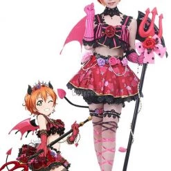 Love Live! Little Devil Costumes Rin Hoshizora Anime Cosplay Costumes