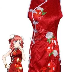 Love Live! Maki Nishikino Chinese Cheongsam Cosplay Costumes