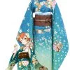 Love Live! Rin Hoshizora Blue Kimono Cosplay Costume