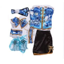 Love Live Ayase Eli Blue Beautiful Anime Cosplay Costumes -Anime Costumes store online love live ayase eli blue cosplay costumes1